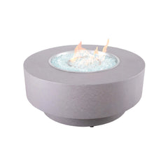 42" Faux Concrete Fire Table W/ Lid - The Great Escape