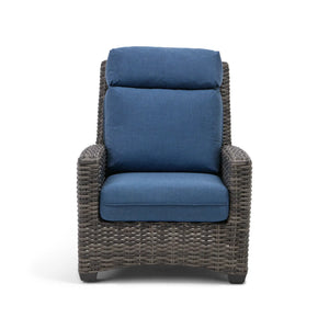 Grey Kampala Lifeguard Lapis Indigo Lounge Chair - The Great Escape