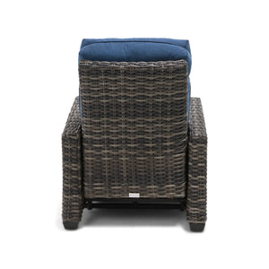Grey Kampala Lifeguard Lapis Indigo Recliner - The Great Escape