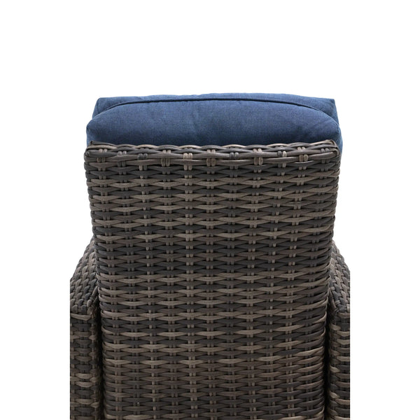 Grey Kampala Lifeguard Lapis Indigo Recliner - The Great Escape