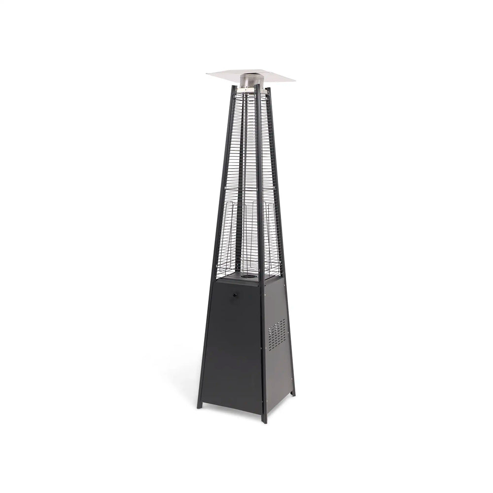 Commercial Glass Tube 42K BTU Patio Heater Matte Black - The Great Escape
