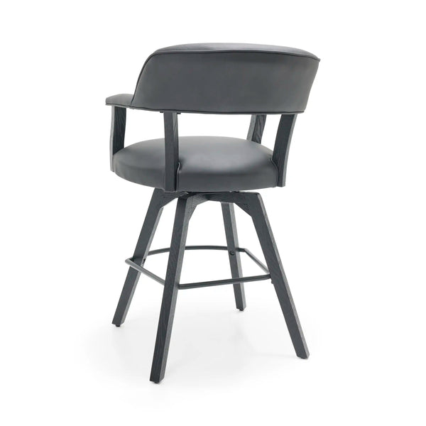 Rowan Cushioned Swivel Deluxe 30" Barstool - The Great Escape