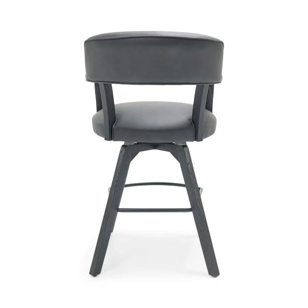 Rowan Cushioned Swivel Deluxe 30" Barstool - The Great Escape
