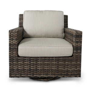 St. Kitts Grey Swivel Glider - The Great Escape