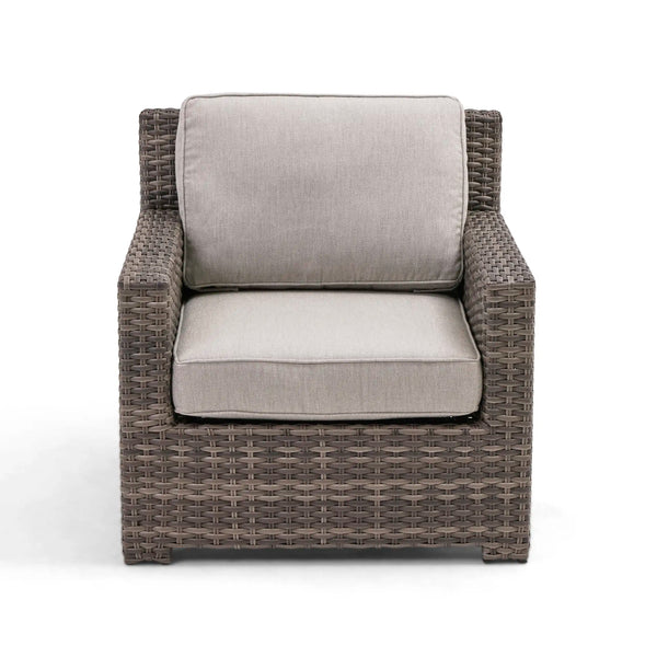  St. Kitts Grey Cushioned Lounge Chair Makar Oyster - The Great Escape