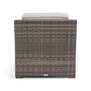 St. Kitts Grey Cushioned Lounge Chair Makar Oyster - The Great Escape