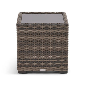 St. Kitts Grey 20 Inch Square End Table - The Great Escape