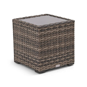 St. Kitts Grey 20 Inch Square End Table - The Great Escape