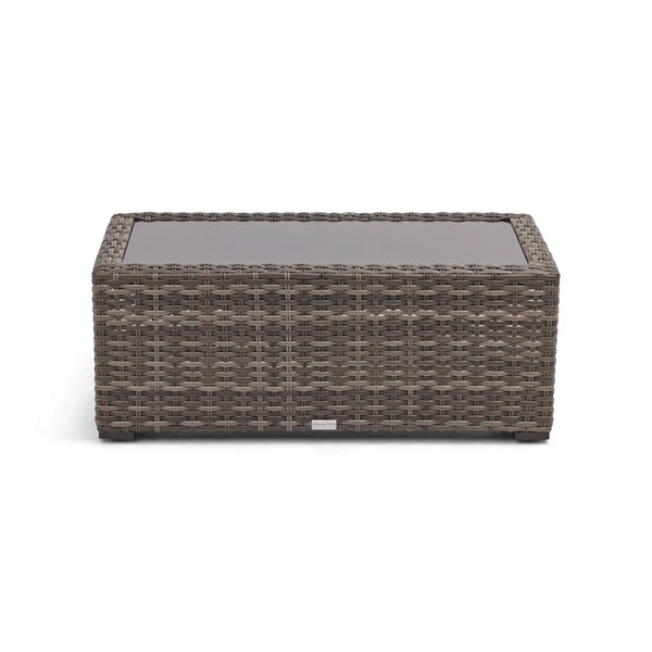St. Kitts Grey 22x44 Inch Rectangle Coffee Table - The Great Escape