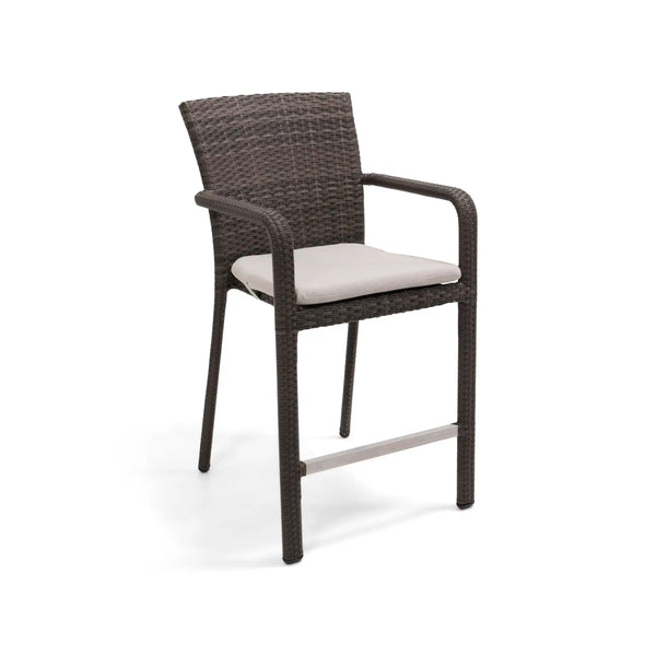 St. Kitts Woven Counter Height Stool Canola Seed - The Great Escape