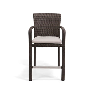 St. Kitts Woven Counter Height Stool Canola Seed - The Great Escape