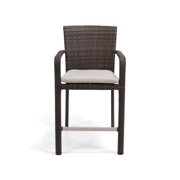 St. Kitts Woven Counter Height Stool Canola Seed - The Great Escape