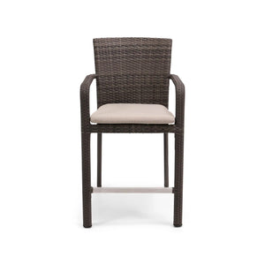 St. Kitts Woven Counter Height Stool Canola Seed - The Great Escape