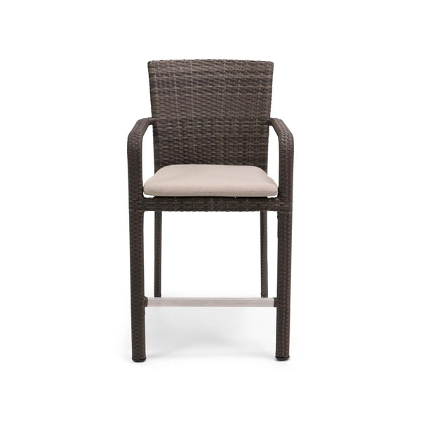 St. Kitts Woven Counter Height Stool Canola Seed - The Great Escape