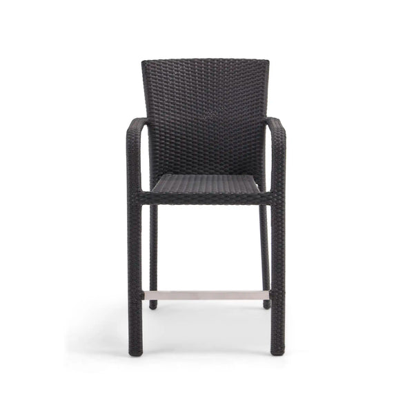 St. Kitts Woven Roasted Pecan Counter Height Stool - The Great Escape