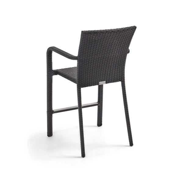 St. Kitts Woven Roasted Pecan Counter Height Stool - The Great Escape