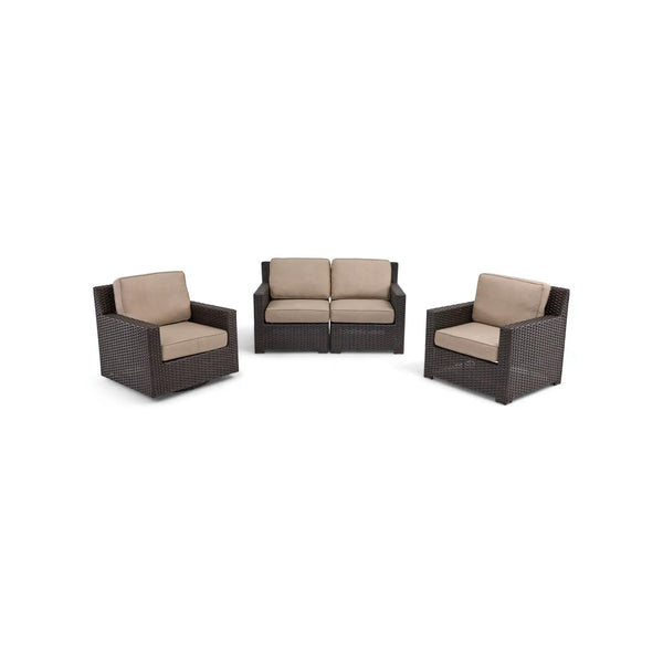 St. Kitts 3 Piece Loveseat Group Lifeguard Ostrich - The Great Escape