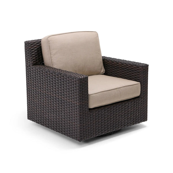 St. Kitts Cushioned Swivel Glider Lifeguard Ostrich - The Great Escape