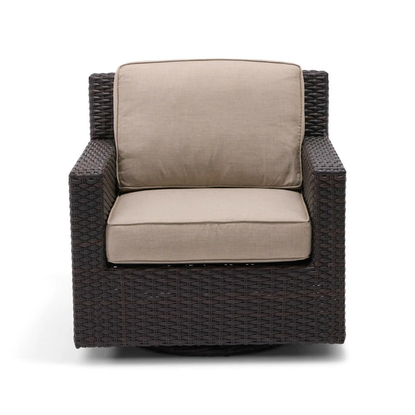 St. Kitts Cushioned Swivel Glider Lifeguard Ostrich - The Great Escape