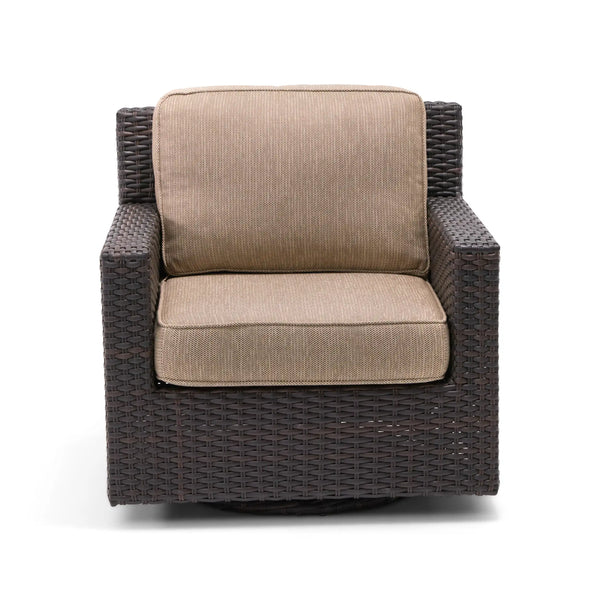 St. Kitts Mirage Latte Swivel Glider - The Great Escape