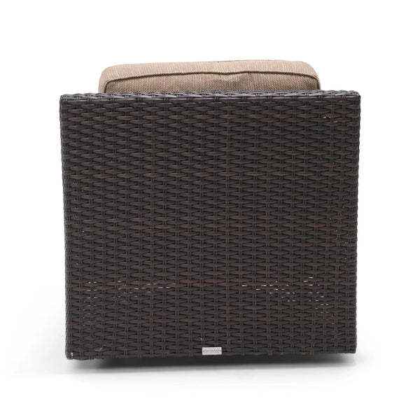 St. Kitts Mirage Latte Swivel Glider - The Great Escape