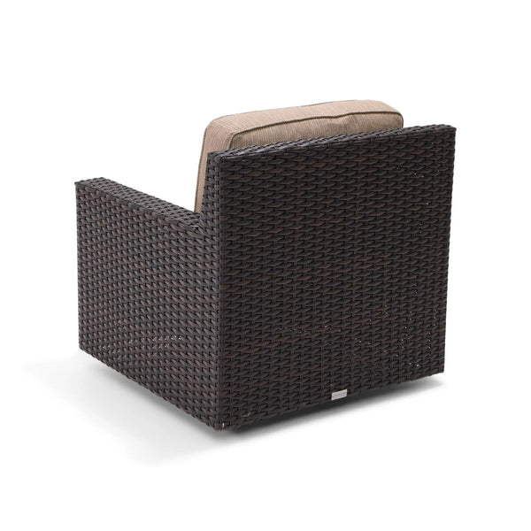 St. Kitts Mirage Latte Swivel Glider - The Great Escape
