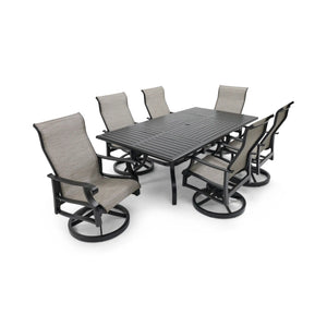 Stirling 7 Piece Sling Dining Group - The Great Escape