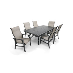 Stirling 7 Piece Sling Dining Group - The Great Escape