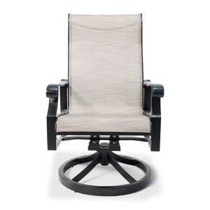 Stirling Black High Back Sling Swivel Rocker - The Great Escape