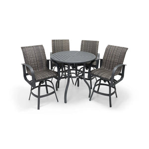 Wakefield 5 Piece Woven Bar Height Group - The Great Escape