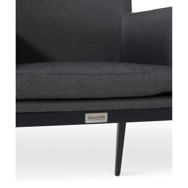 Capri Logan Graphite Cushioned Dining Chair - The Great Escape