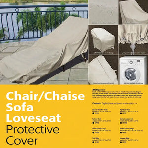 Chair Chaise Sofa Loveseat Protective Cover Info Poster General Image - The Great Escape