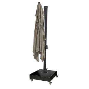 10'x13' Designer Rectangle Solar Lux Infinite Tilt Cantilever Umbrella - Cast Ash - The Great Escape