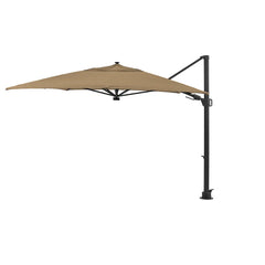 10'x13' Designer Rectangle Solar Lux Infinite Tilt Cantilever Umbrella - Heather Beige - The Great Escape