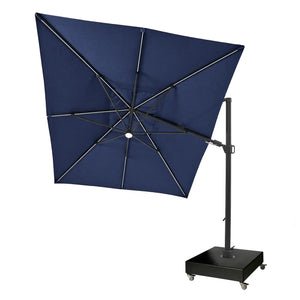 10'x13' Designer Rectangle Solar Lux Infinite Tilt Cantilever Umbrella - Spectrum Indigo - The Great Escape