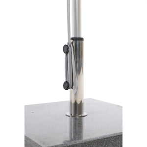 132 lbs. Grey Granite EZ Lock Rolling Umbrella Base - The Great Escape