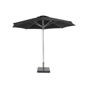 10' Commercial Octagonal Valencia Market Umbrella Black - The Great Escape
