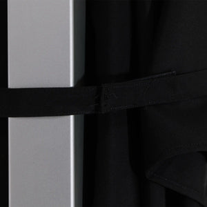 13' Square Commercial Valarium Cantilever Umbrella Black - The Great Escape