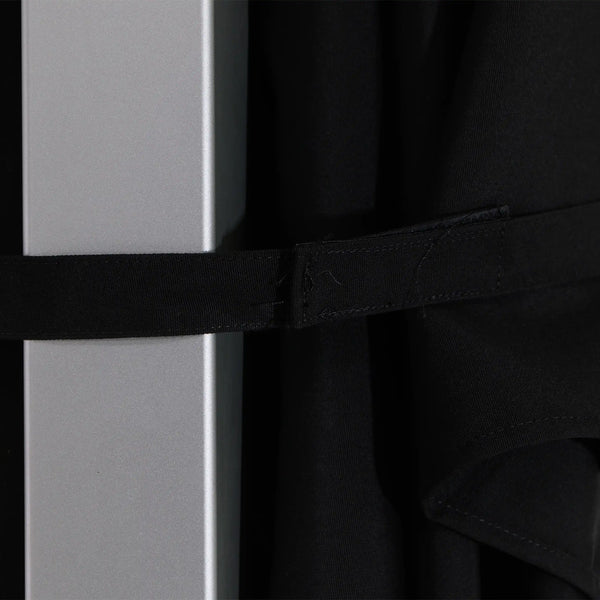 13' Square Commercial Valarium Cantilever Umbrella Black - The Great Escape
