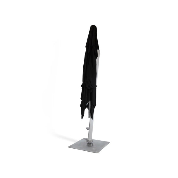 13' Square Commercial Valarium Cantilever Umbrella Black - The Great Escape