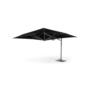 13' Square Commercial Valarium Cantilever Umbrella Black - The Great Escape