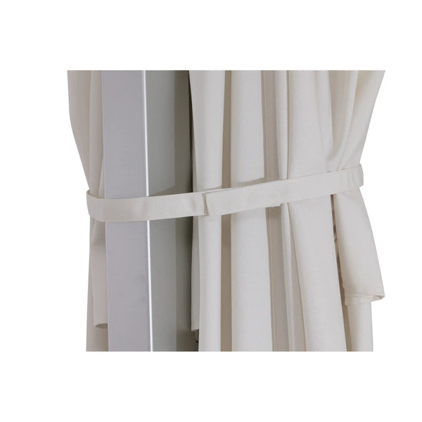 13' Square Commercial Valarium Cantilever Umbrella Natural - The Great Escape