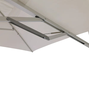 13' Square Commercial Valarium Cantilever Umbrella Natural - The Great Escape