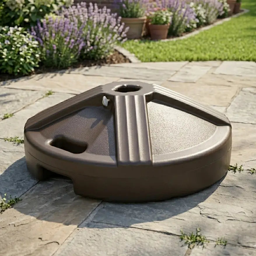 50LB Cement Filled Resin Umbrella Base - Bronze - The Great Escape