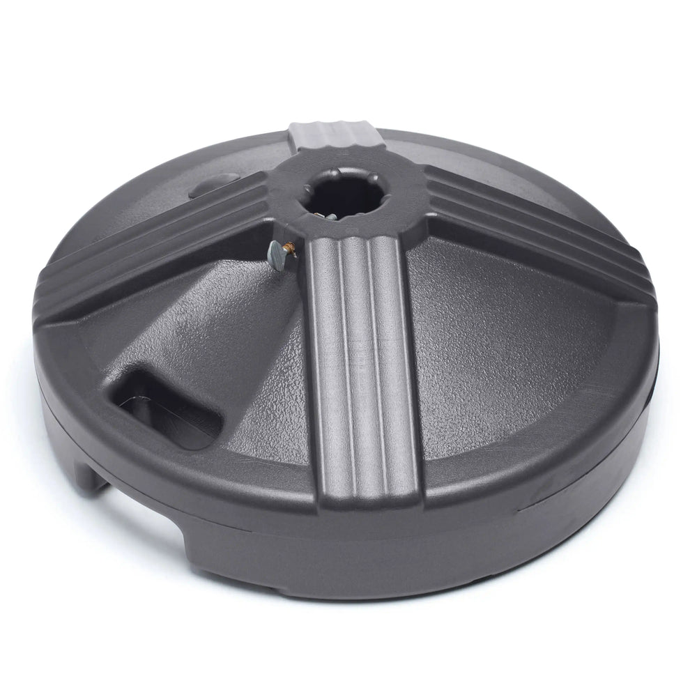 50LB Cement Filled Resin Umbrella Base - Grey - The Great Escape