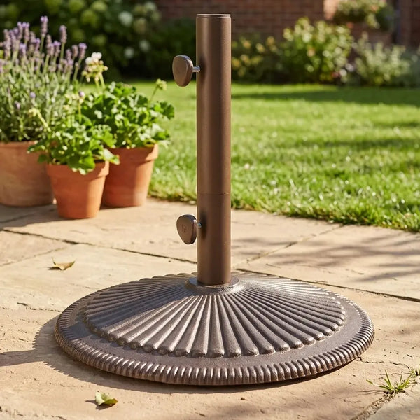 50LB Classic Cast Iron Umbrella Base - Bronze - The Great Escape