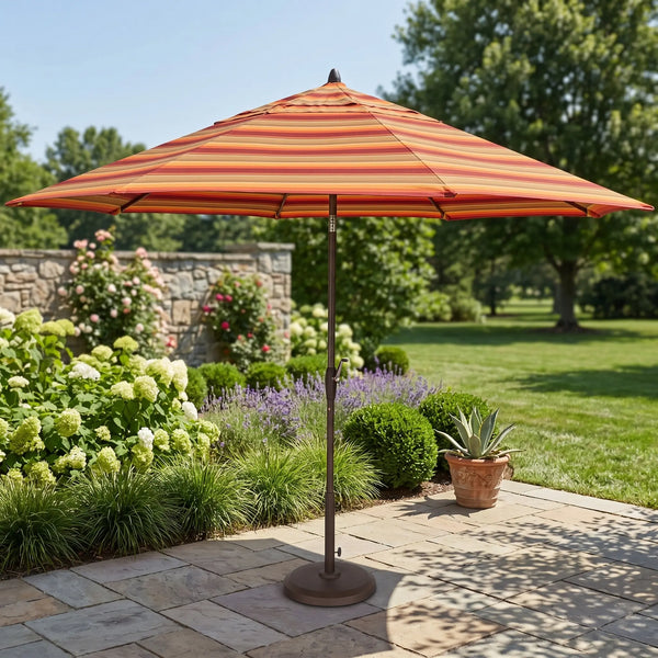 11' Designer Umbrella - Astoria Sunset - The Great Escape