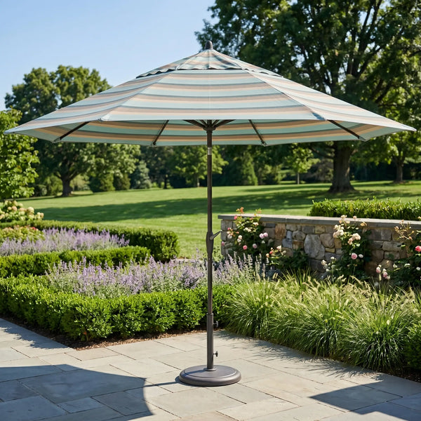 11' Designer Umbrella - Gateway Mist - The Great Escape