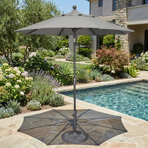 7.5' Classic Umbrella - Charcoal - The Great Escape