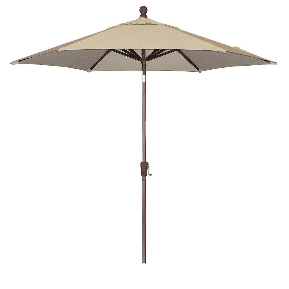 9' Push Button Tilt Umbrella - Antique Beige - The Great Escape